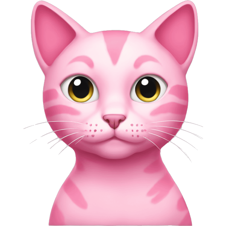 Pink cat emoji