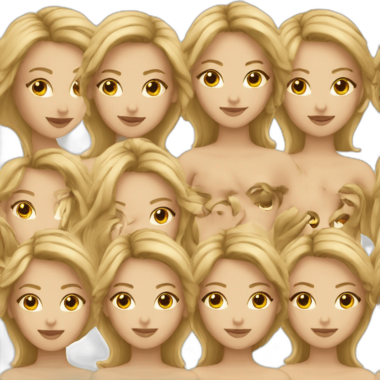 Femme cheveux blancs emoji