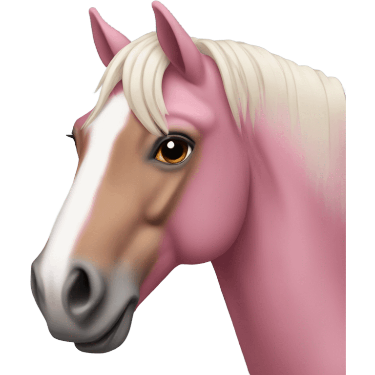 Caballo rosa emoji