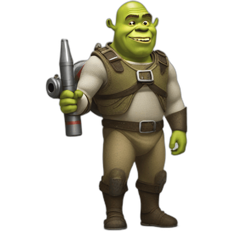 shrek with a rocket launcher emoji