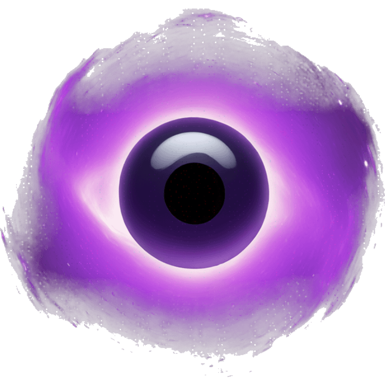 Black Hole With Purple Ring emoji