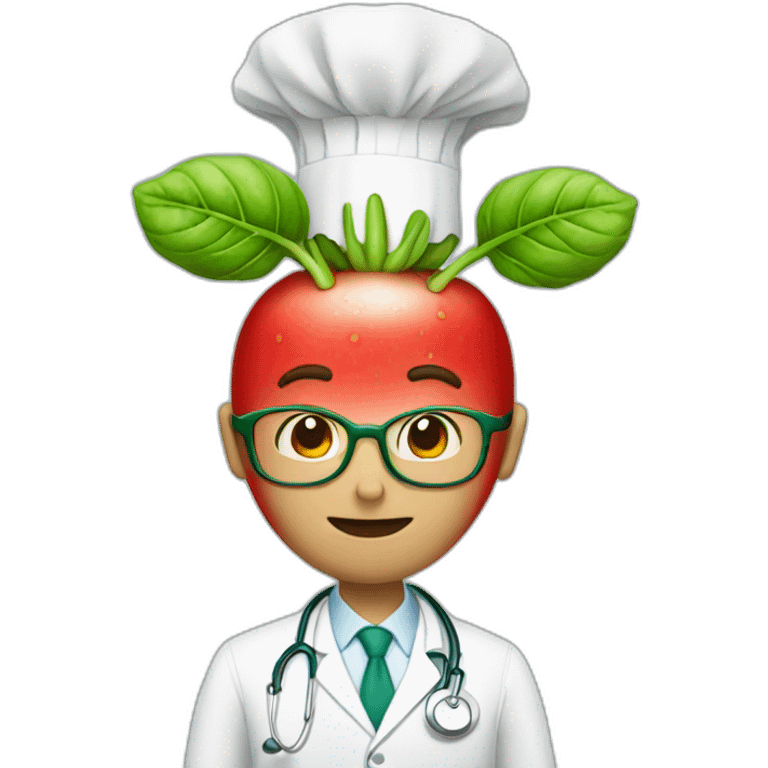 radish doctor emoji