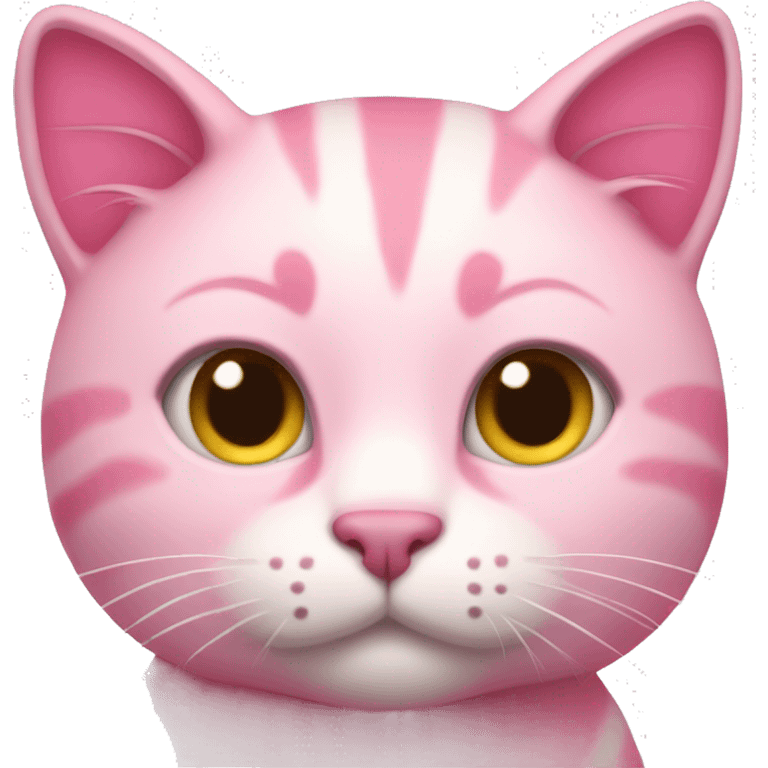 Pink cat emoji