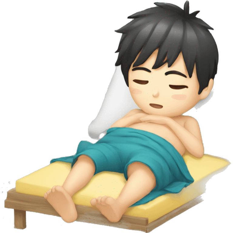 oversleep Japanese boy emoji