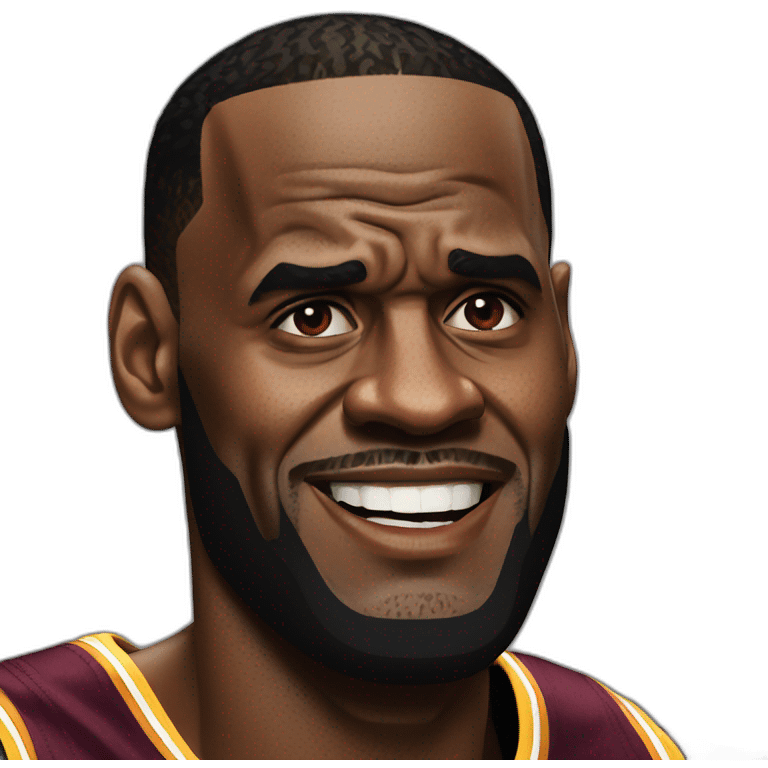 lebron james upset emoji