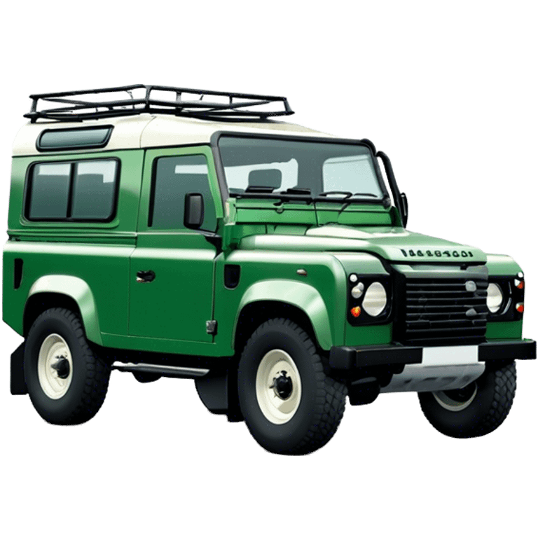 Land Rover Defender - Land Rover (Model Year: 2022) (Iconic colour: Green) emoji