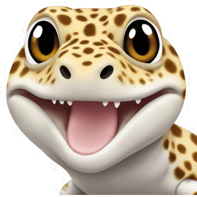 Leopard gecko emoji