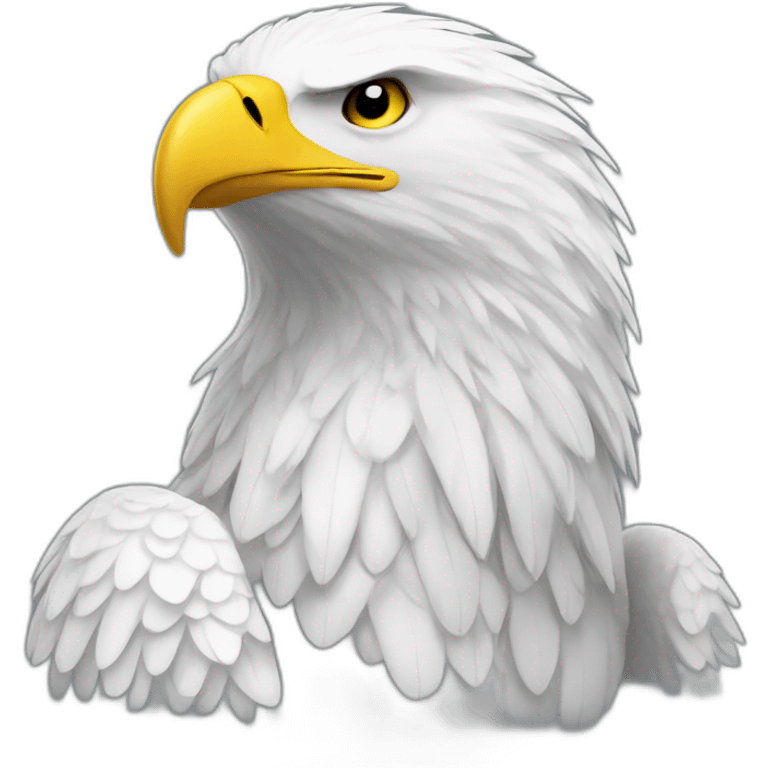 white eagle emoji