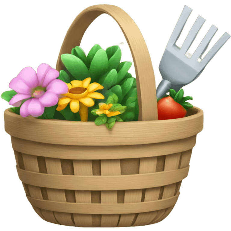 gardening basket emoji