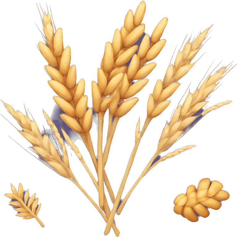 Dried flowers and wheat emoji