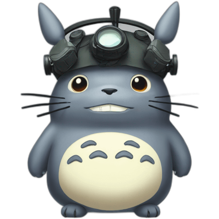 totoro with meta headset emoji