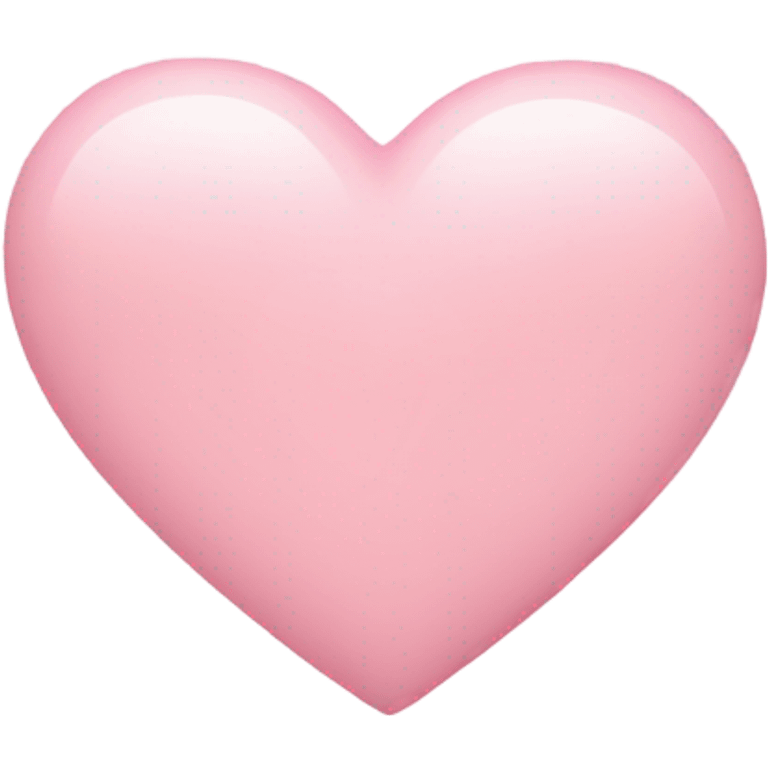 Light pink heart emoji