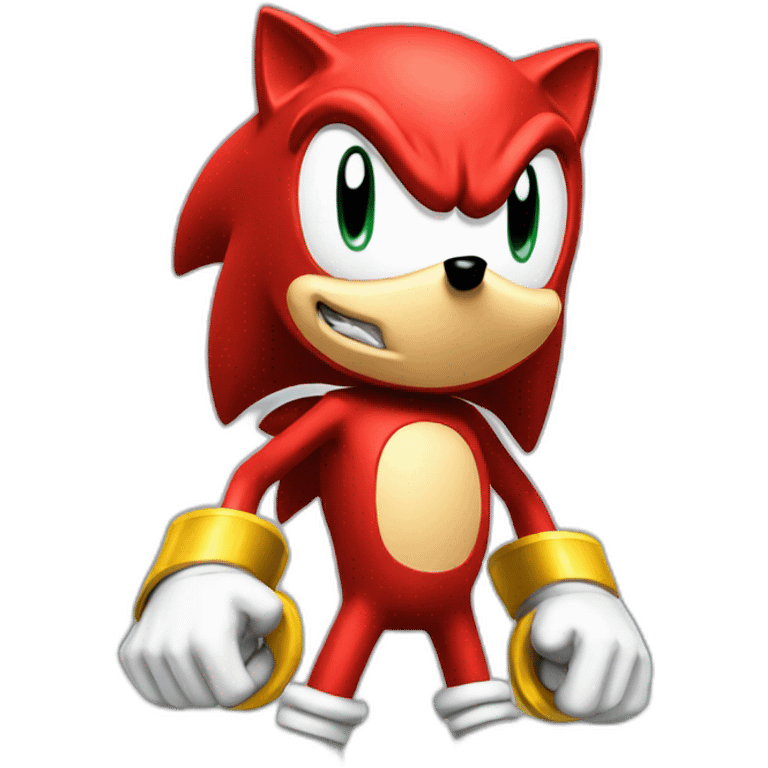 knuckles sonic emoji