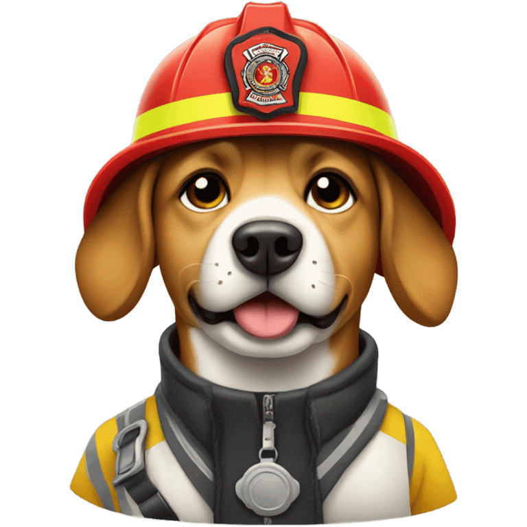 Fire dog ￼ emoji