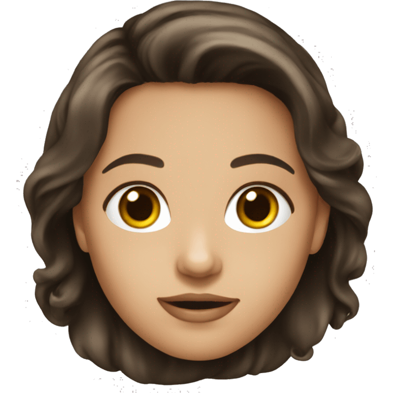 brunette girls  emoji