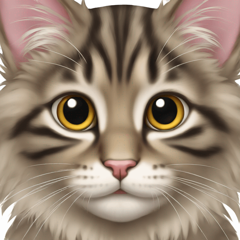 Maine coon kitten emoji