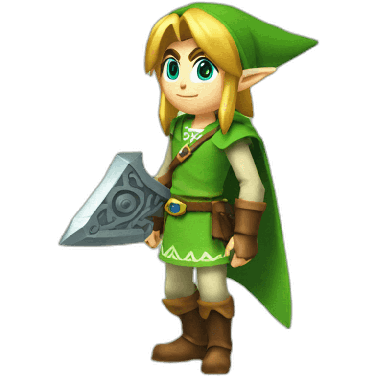 Link of Zelda with oculus emoji