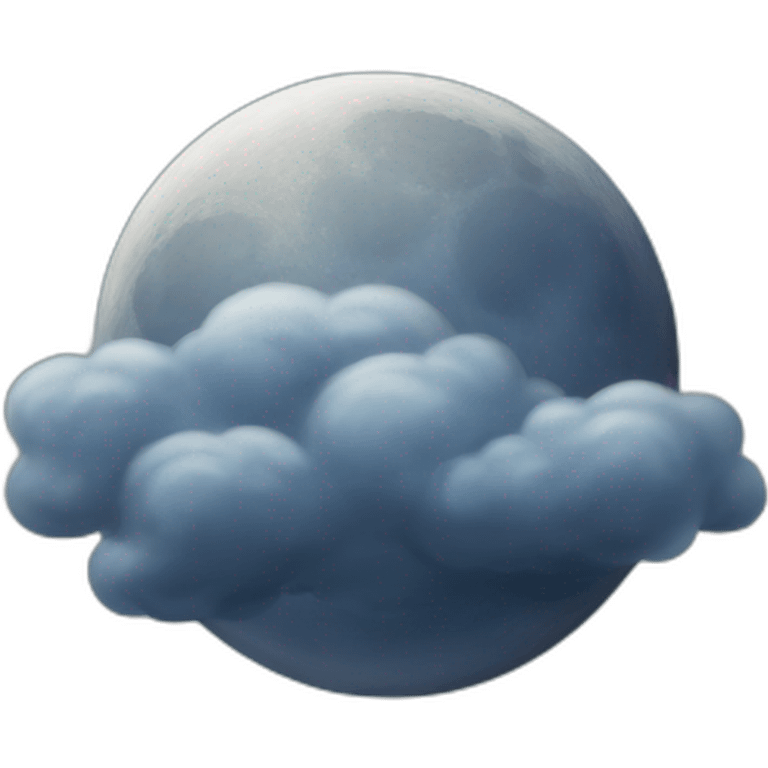 cloudy moon emoji