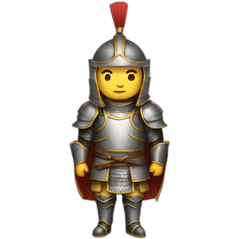 Chinese men in armor emoji