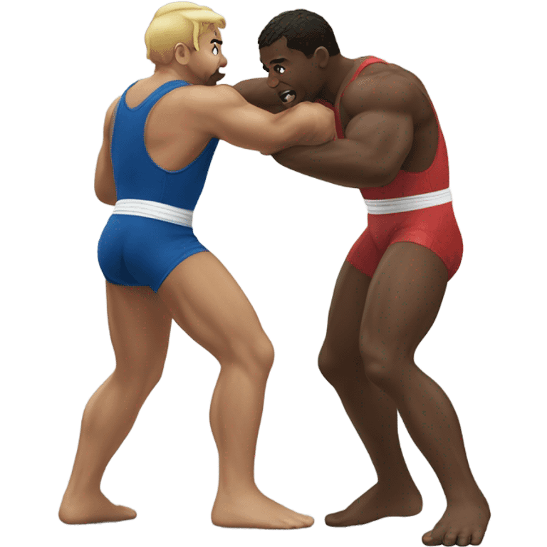 Wrestling  emoji