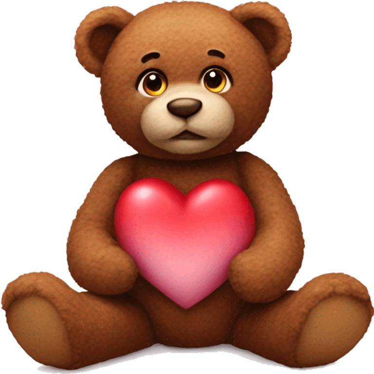 realistic Valentine's teddy  emoji