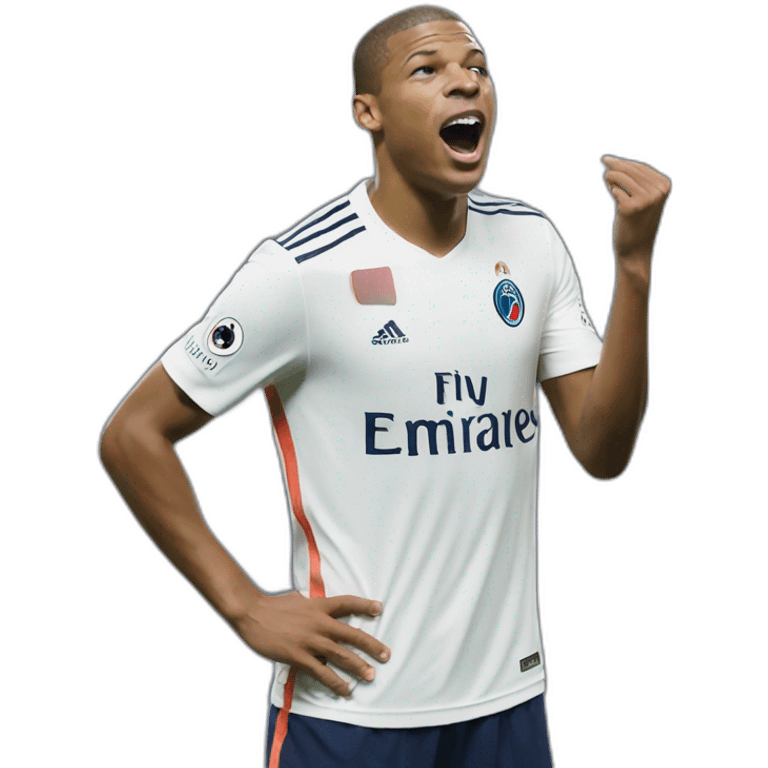 Mbappe qui fais caca emoji