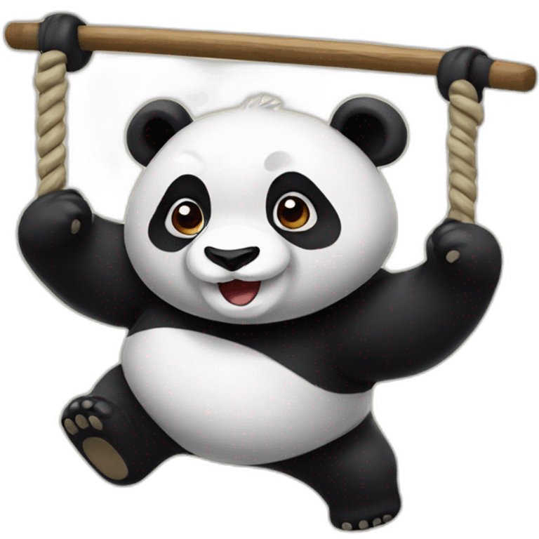 A panda that swings emoji