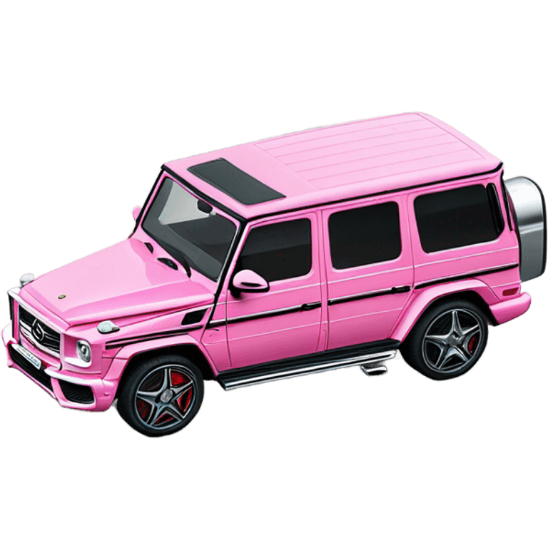 Mercedes-Benz G63 AMG pink emoji