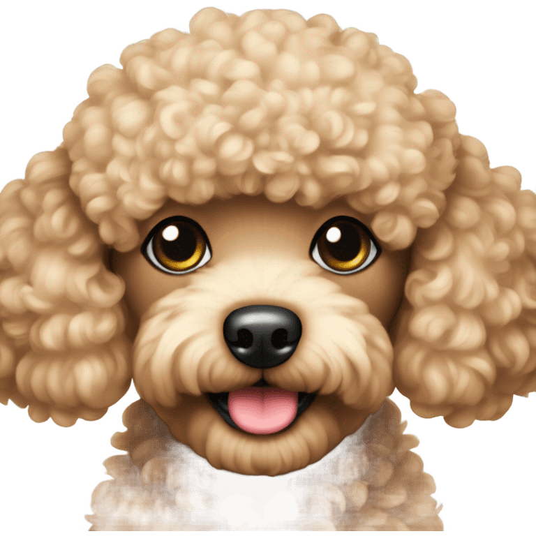 Toy poodle  emoji