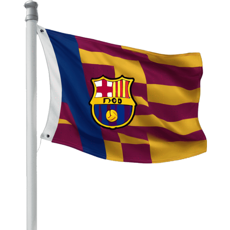 Fc barcelona flag  emoji