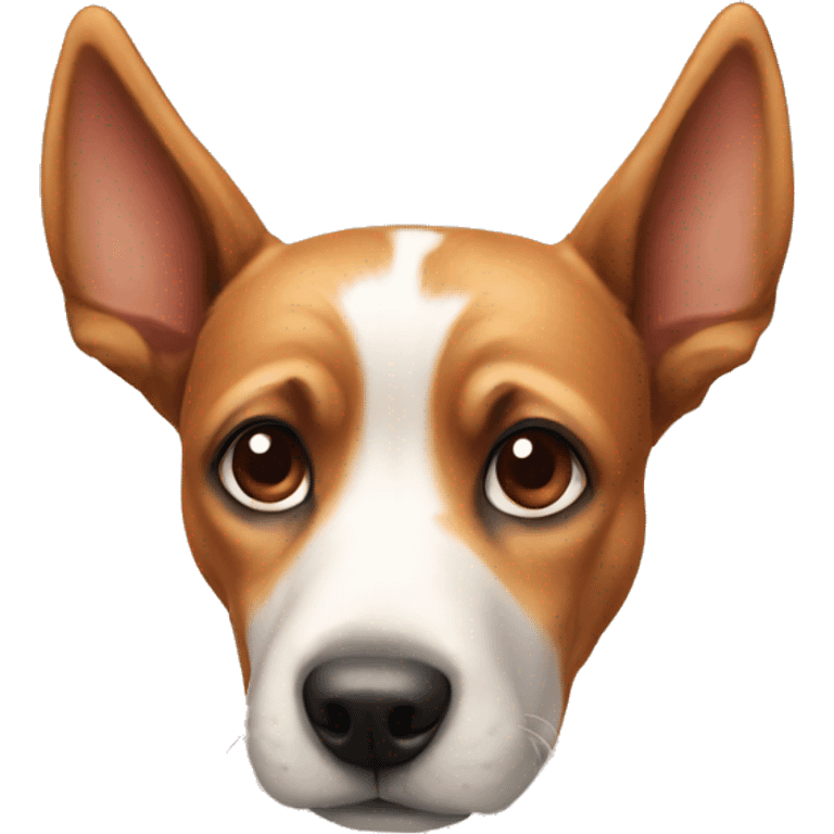 Dog ear isolated emoji