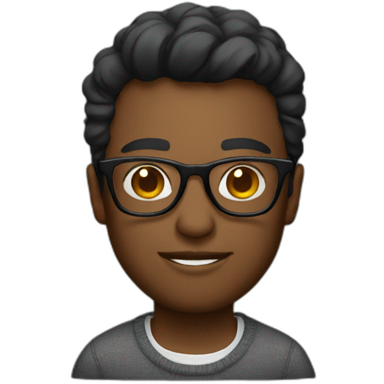 designer with glasses  emoji