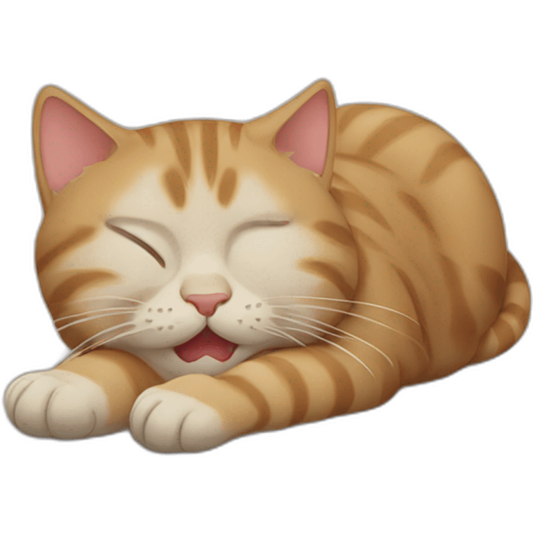 Cat durmiendo  emoji