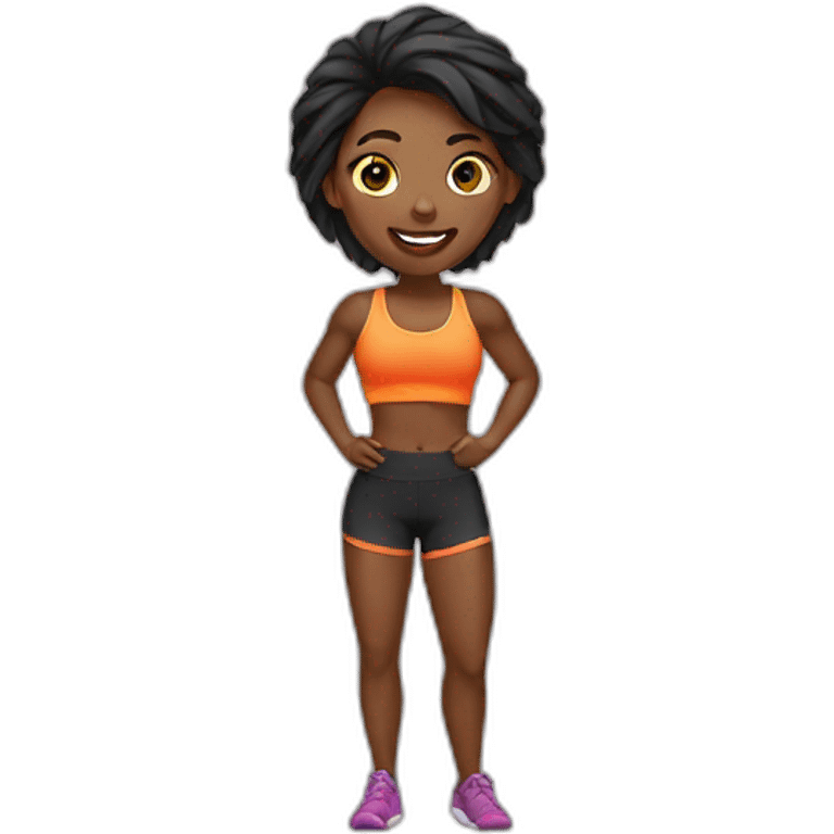 fitness girl emoji