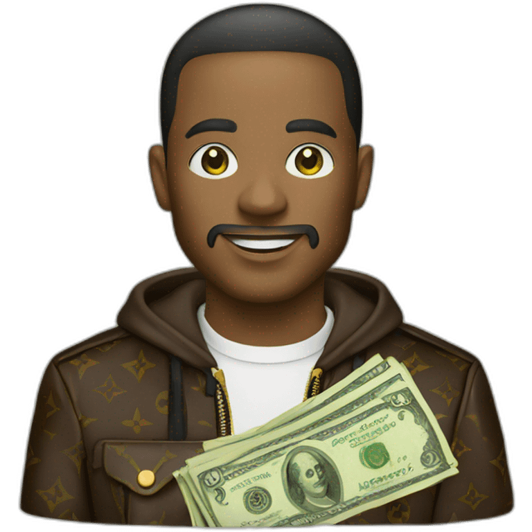 Louis Vuitton money emoji