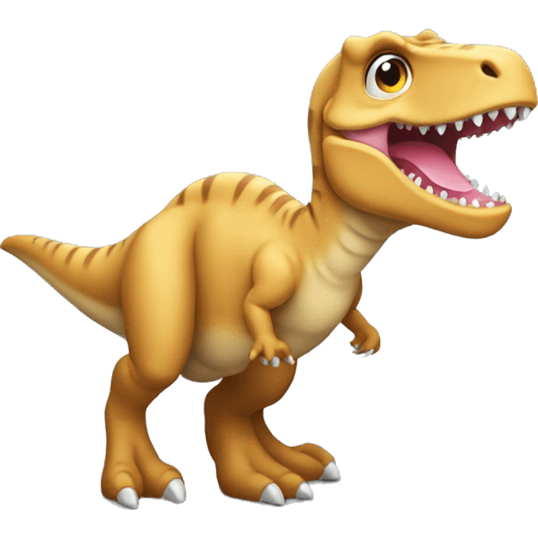 Baby trex dinosaur emoji