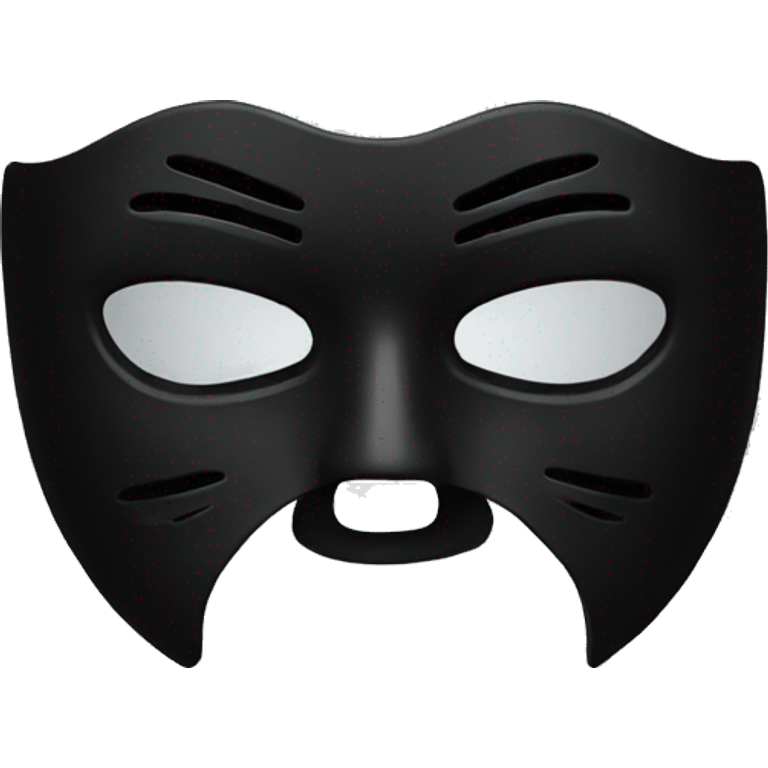 Black Mask  emoji