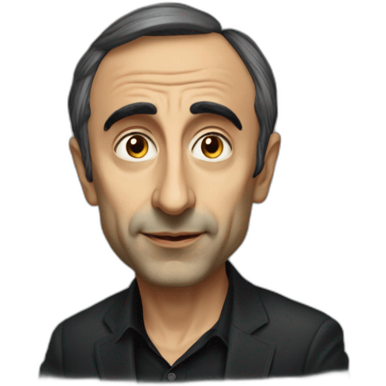 Éric zemmour noir emoji