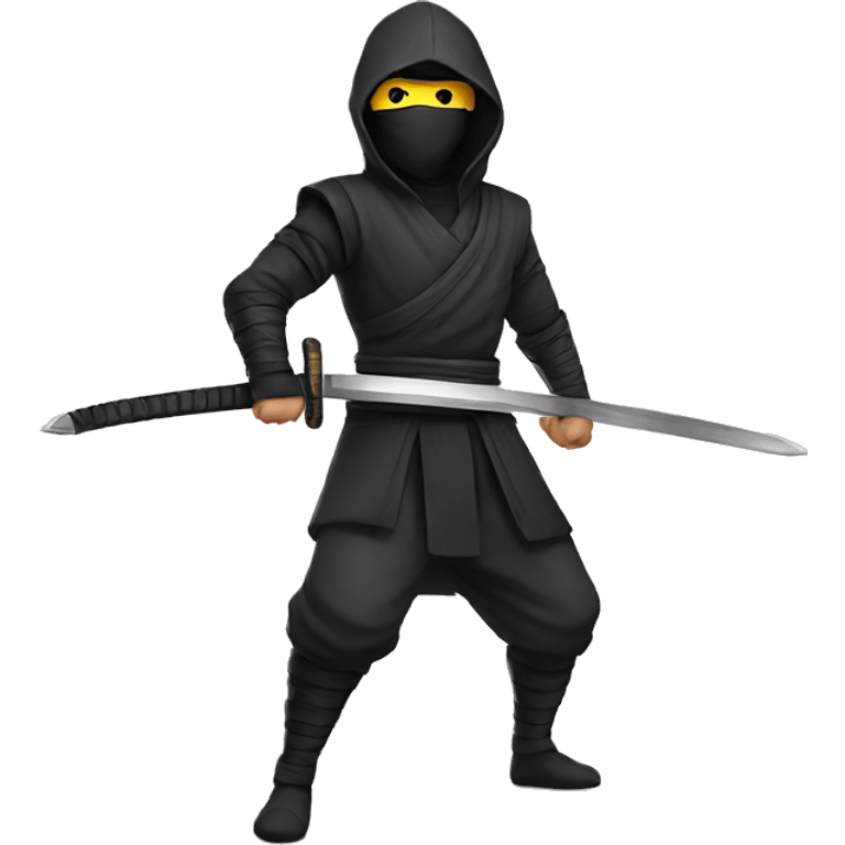 ninja with long sword emoji