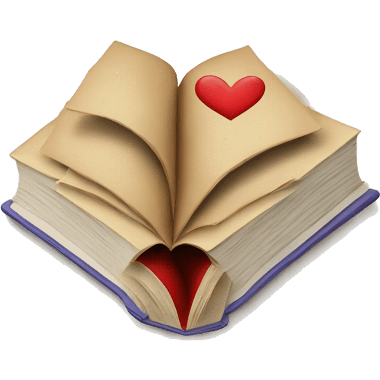 Book with hearts  emoji