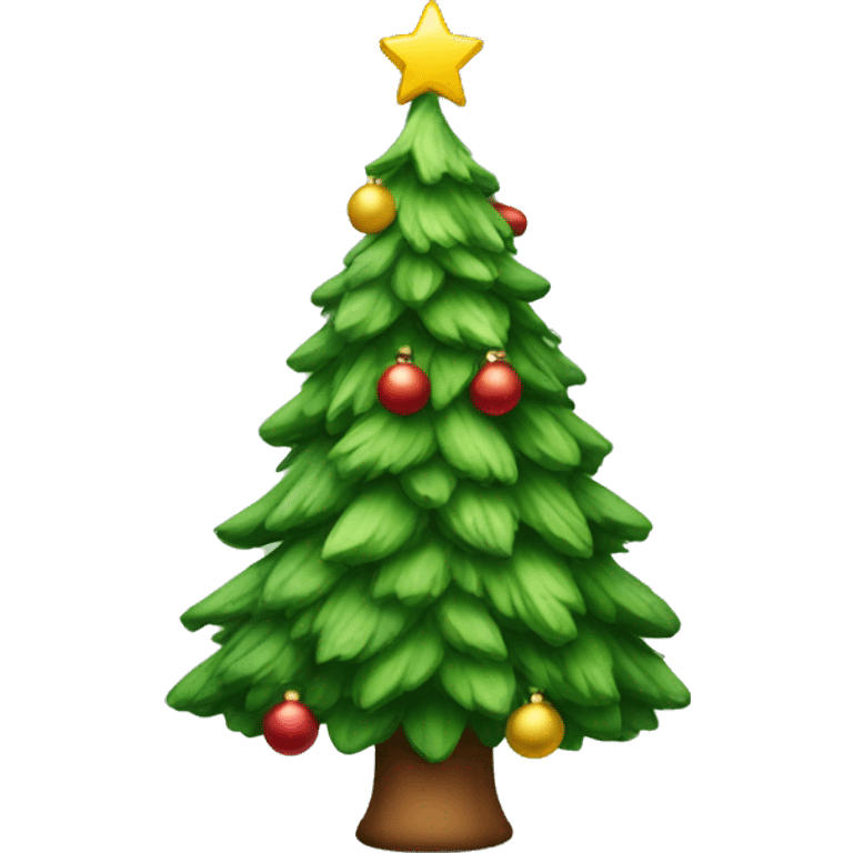 A Christmas tree  emoji