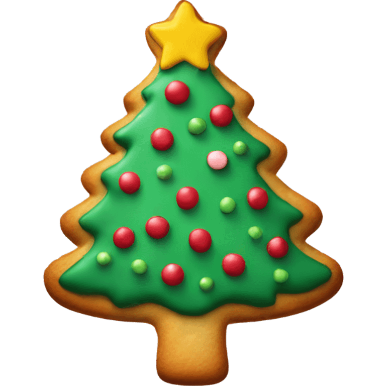 Christmas tree cookie  emoji