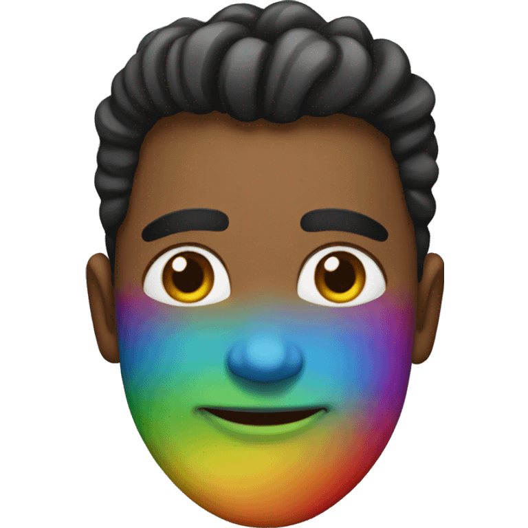 100% Exactly rainbow emoji