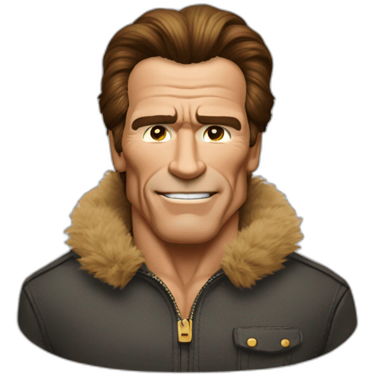 arnold schwarzenegger in furry emoji