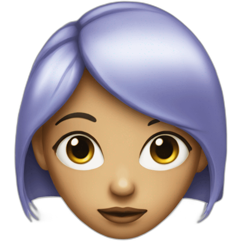 Alien fille emoji