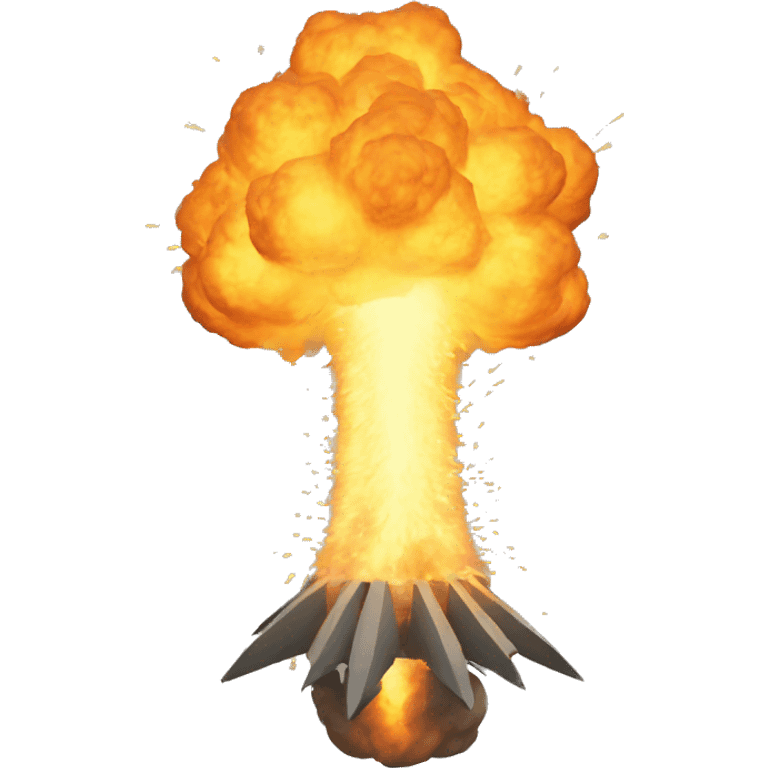 exploding vulcan emoji