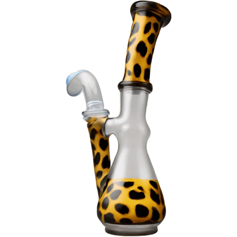 Cheetah print bong emoji