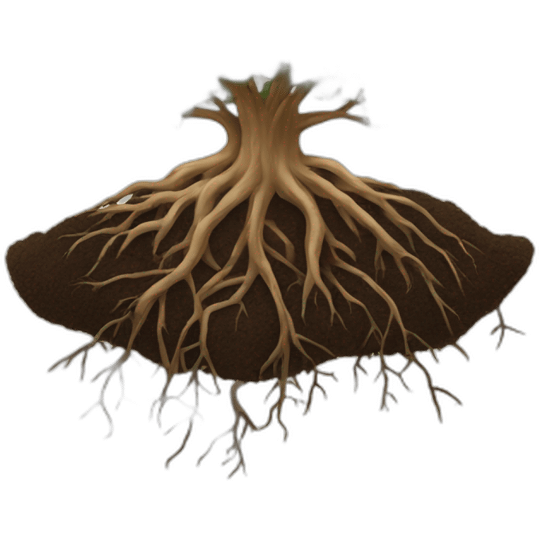 roots in the soil emoji