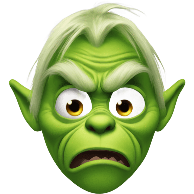 Evil grinch emoji