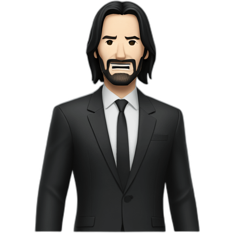 john wick happy emoji